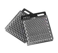 Vaguelly 2 Pezzi Pannello Riflettente Quadrato per Sensori Fotoelettrici Resistente Intemperie con Tecnologia Riflessione Specchio Compatibile con Sensori Polarizzati per Uso Esterno e