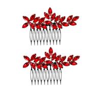 Vaguelly 2 pezzi Pettine Sposa con Metallo Resistente Accessori Laterali per Nozze Fermagli Multifunzione per Acconciature Nuziali Eleganti