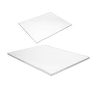 Vaguelly 2 Pezzi Piastra in Gel per Stampa Riutilizzabile e Adulti, Materiale Gel Trasparente, Design Protettivo per Mani Sensibili, per Sessioni Artistiche e creatività