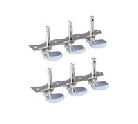 Vaguelly 2 pezzi Piroli Accordatura Chitarra Viti e Rondelle Meccaniche Affidabili per Testa di Accordatura Tre File Facili per Chitarra Acustica Colore Casuale Colore Casuale