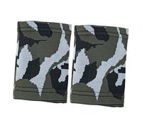 Vaguelly 2 Pezzi Polsini da Polso Mimetici Traspiranti in Nylon Elasticizzato 7,8x13 Cm, Fascia Protettiva Versatile per Corsa, Badminton e Sport all’Aperto