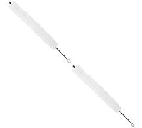 Vaguelly 2 Pezzi Spazzola Per La Pulizia Del Flauto Piccolo Spazzola Per Flauto Accessorio Per Forte Capacità Di Pulizia Robuste Setole in Nylon Scintilla