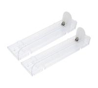 Vaguelly 2 Pezzi Spingisigarette automatico contenitori espositore per sigarette vetrina per sigarette automatiche espositore portasigarette Acrilico Trasparente Colore Casuale