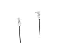 Vaguelly 2 Pz Biella Martello a Pedale Barra Di Collegamento Per Pedale Della Batteria Alimentazione Del Pedale Del Tamburo Barra Di Collegamento Del Pedale Di Ricambio Metallo Universale