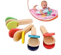 Vaguelly 2 Pz Strumenti Giocattolo Musicale Strumento a Percussione Per Bambini Giocattoli Per Bambini 6-12 Mesi Bambino Che Fa i Primi Passi Asse Di Legno Puzzle