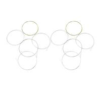 Vaguelly 2 set di corde per banjo in acciaio inossidabile per principianti e professionisti, con design a spirale in bronzo per un suono ricco, corde di ricambio per strumenti musicali (5 pezzi per