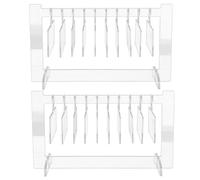 Vaguelly 2 Set tabellone per nail art espositore trasparente tabellone espositivo Supporto per le nail art Transparent
