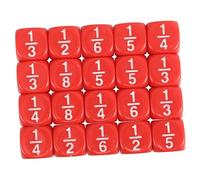 Vaguelly 20 Educativi con Frazioni Arrotondate per Strumenti Multi Sfaccettati per Migliorare Competenze Matematiche e Calcoli Aula per Giochi Didattici e Pratica Matematica