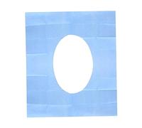 Vaguelly 20 Pezzi Copriwater Usa e Getta Blu Impermeabili e Spessi Cuscino Portatile per Pad Igienico All Accessorio Bagno Sanitario