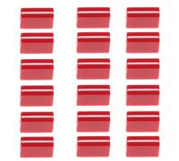 Vaguelly 20 Pezzi Manopole Fader Mixer da 4 Mm Rosso in Plastica Antiscivolo Codifica Colore Chiara per Controller Dj e Console Mixer