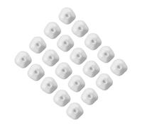 Vaguelly 20 Pezzi Palla in Schiuma a Forma di Melograno Bianco | Base Riutilizzabile da Dipingere, Superficie Liscia Effetto Naturale, per Scuola, Fotografie e Pasqua