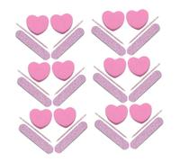 Vaguelly 20 Set Kit Unghie In Piedi Correttore Blocchi Mini Tampone Per Unghie Manicure Cuticola Premere Tavole Prep Pusher Forniture Clipper Unghia Polacco Bloccare Gel Presa Spugna