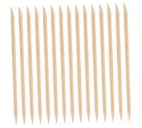 Vaguelly 200 Pezzi Stick Polish Remover Solid Nail Manicure Tools Cuticle Pusher Strumento Di Rimozione Delle Cuticole Strumenti Per Cuticole Forniture Per Manicure In Legno Color Cachi