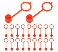 Vaguelly 200 Pezzi Tappi in Plastica Rossi per Ingrassatori e Spurgo Freni, Cappucci Protettivi Versatili per Applicazioni Automotive e Biciclette