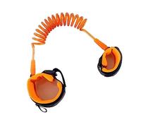 Vaguelly 2m Bracciale Di Sicurezza Antiperdita Per Ragazzo Ragazza Guinzaglio Da Arancione Per Attività Indoor e Outdoor Facile Da Indossare e Comodo Per Adulti e Ragazzo Ragazza