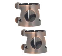 Vaguelly 2pezzi Clip Ottone Per Saxofono Supporto Per Strumenti Fiato Accessorio Pratico e Durevole