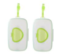 Vaguelly 2pezzi Dispenser Per Salviettine Umidificate Portatile Ricaricabile Per Auto Per e