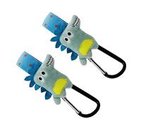 Vaguelly 2pezzi Ganci per Passeggino per Appendere Oggetti Portaborse per Passeggini e Girelli Realizzati in Acciaio Inossidabile di Resistenti e Flessibili