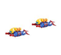 Vaguelly 2pezzi Giocattoli Da Bagno Creativi Per Giocattolo Nuotatore Molla Plastica Divertente e Sicuro Per Bagnetto Insegna Galleggiamento e Sviluppa La Coordinazione Mano-occhio