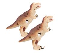 Vaguelly 2pezzi Giocattoli Dinosauri Carica in Plastica Giocattoli Educativi per Ragazzo Giocattolo Meccanismo Orologeria Manuale