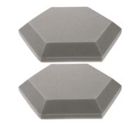 Vaguelly 2pezzi Hexagon Acoustic Insulation Mats Soundproof Wall Panels for Music Studios Recording Rooms and Live Streaming Spaces High Density Noise Reduction Material
