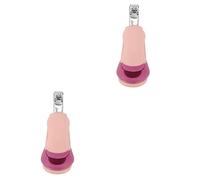 Vaguelly 2pezzi Kit Manicure Per Ragazzo Ragazza Set Di Unghie Ragazzo Ragazza Con Forbici e Pinzette Tagliaunghie Sicuro Inossidabile e Colore Rosa Strumento Pratico Per Mamme e Genitori
