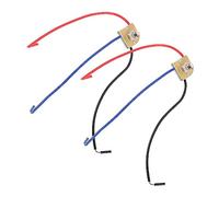 Vaguelly 2pezzi Manopola Girevole Led Manopola Girevole Durevole Design Semplice Facile Installare Smontare Comodo Trasportare Sostituire Vecchio Pulsante Lampada Accendere Spegner