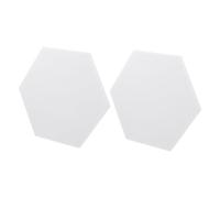 Vaguelly 2pezzi Pannelli Acustici Esagonali Di Isolamento Sonoro Per Pareti Facile Installazione e Resistenza Agli Urti Per Studi Di Registrazione e Ambienti Sportivi