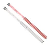 Vaguelly 2pezzi Pennello Per Ciglia e Sopracciglia Design Ergonomico Scovolino Per Mascara e Extension Ciglia Facile Impugnare e Trasportare