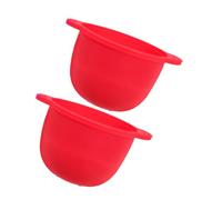 Vaguelly 2pezzi Rivestimento Per Scaldacera in Silicone Ciotola Per Scaldacera in Silicone Per Cera Per Depilazione Ciotola Per Macchina Per Cera