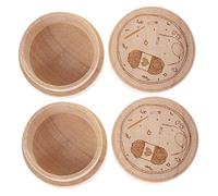Vaguelly 2pezzi Scatola Per Denti Di Latte Legno Organizer Per Raccolta Denti Da Ragazzo Ragazza Custodia Per Memorie Infantili Speciale Per Ragazzo Ragazza e Ragazzo Ragazza