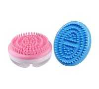 Vaguelly 2pezzi Spazzola Massaggiante Corpo in Plastica Spazzola per Esfoliare e Detergere la Piccola e Portatile per Viaggi e Uso Quotidiano