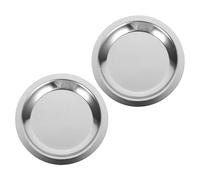 Vaguelly 2pezzi Tappetini Isolanti Per Bottiglie Di Vino in Acciaio Inossidabile Sottobicchieri Antiscivolo Protezione Tavolo Adatti Casa e Ristoranti