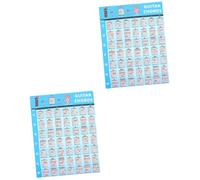 Vaguelly 2pezzi Wall Guitar Chord Chart Poster Guida Di Riferimento Per Chitarristi Pratica Facile e Chiara Per Insegnanti e Principianti Design e Dettagliato Adatta Per Ogni Musicista