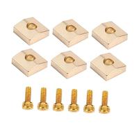 Vaguelly 2sets e Viti Per Dado Bloccante Chitarra Elettrica Compatibile Con Ponte Tremolo Doppio Rocker Facile Installazione e Leggero Accessori Per Chitarra Elettrica