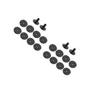 Vaguelly 2sets Felt Pads Per Batteria Accessori Antiscivolo Per Cymbali Facile Sostituire e Resistenti Per Performance All Grigio