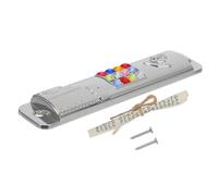 Vaguelly 2sets Mezuzah Decorativa in Metallo con Pergamena Ebraica Mezuzah Retro Oggetto Religioso in Zinco con Kosher