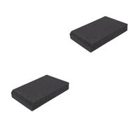 Vaguelly 2sets Tappetino Isolante Acustico Per Altoparlanti Pannello Anti-rumore Nero Per Studi e Ambienti Professionali Assorbimento Sonoro e Damping