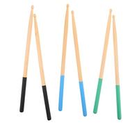 Vaguelly 3 Paia Bacchettper Batteria in Legno Acero Antiscivolo Bacchette Percussionper Batteristi Compatibili con Batterie Elettroniche e Acustiche Accessori Musicali Professionali per