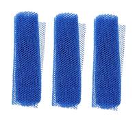 Vaguelly 3 Pezzi Barra da bagno in rete africana scrub guanti esfoliante casa lavaggio tampone Asciugamano esfoliante striscia doccia domestica detergente per la pelle del corpo Nylon Blue