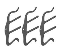 Vaguelly 3 Pezzi Clip per Spartiti Musicali in Metallo Nero da Fermapagine per Pianoforte e Leggio Portapagina Robusto e Portatile per Musicisti e Studenti per Esercitazioni e Concerti