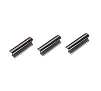 Vaguelly 3 Pezzi in Acciaio Inossidabile Hawaii Guitar Lap Slide Bar Slide Stick Ends E Tonebar in Ottone Cromato Per Basso