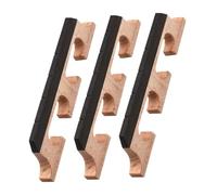 Vaguelly 3 pezzi Ponte Banjo in Legno per Corde Sostituzione Facile e Stabile per Banjo e Ukulele Design Tripode per Trasmissione del Suono e Prestazioni Ottimali
