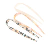 Vaguelly 3 Pezzi Tornante Bastoncini Per Acconciature Forcine a Forma Di u Stick Per Per Acconciature Accessori Per Twist Francese Styling a Spillo Per Acido Acetico