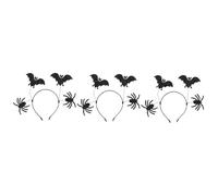 Vaguelly 3 Pz Fascia Per Fascia Per Vestire Halloween Bopper Cappello Da Strega Cerchietti Per Per Feste Di Halloween Fasce Impreziosite Per Le Donne Tessuto Non Tessuto