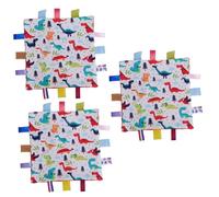Vaguelly 3 Pz giocattolo per calmare il sonno care kiddikutter Animale piccolo bandana per bambini coperte a maglia giocattolo per auto Giocattoli per passeggini placare