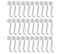 Vaguelly 30 Pezzi Perni di Sicurezza S Zincati 5x50 Mm per Scaffalature Pallet, Accessori per Ferramenta Mobili Bloccaggio Stabile, Installazione Rapida per Magazzini e Centri Logistici