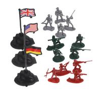 Vaguelly 300 pezzi Soldatini Giocattolo Moderni per Sabbiera Modelli Militari in Plastica Premium Design Realistico per Collezionisti per Giochi di Guerra e Scenari di Battaglia