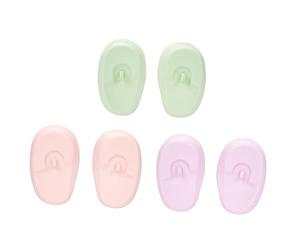 Vaguelly 3paia Copriorecchie in Silicone Per Proteggere Orecchie Durante La Dei o Del Arricciacapelli Riducendo Rumore e Portare in Valigia