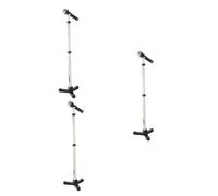 Vaguelly 3pcs Miniatura Microfono Modello Con Stand Per Casa delle Bambole Giocattolo Elegante Per La Decorazione E Accessori Per Il Paesaggio